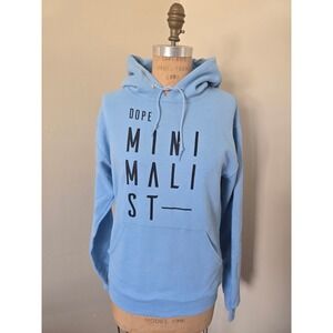 Dope Minimalist Hoodie – Baby Blue – Size S